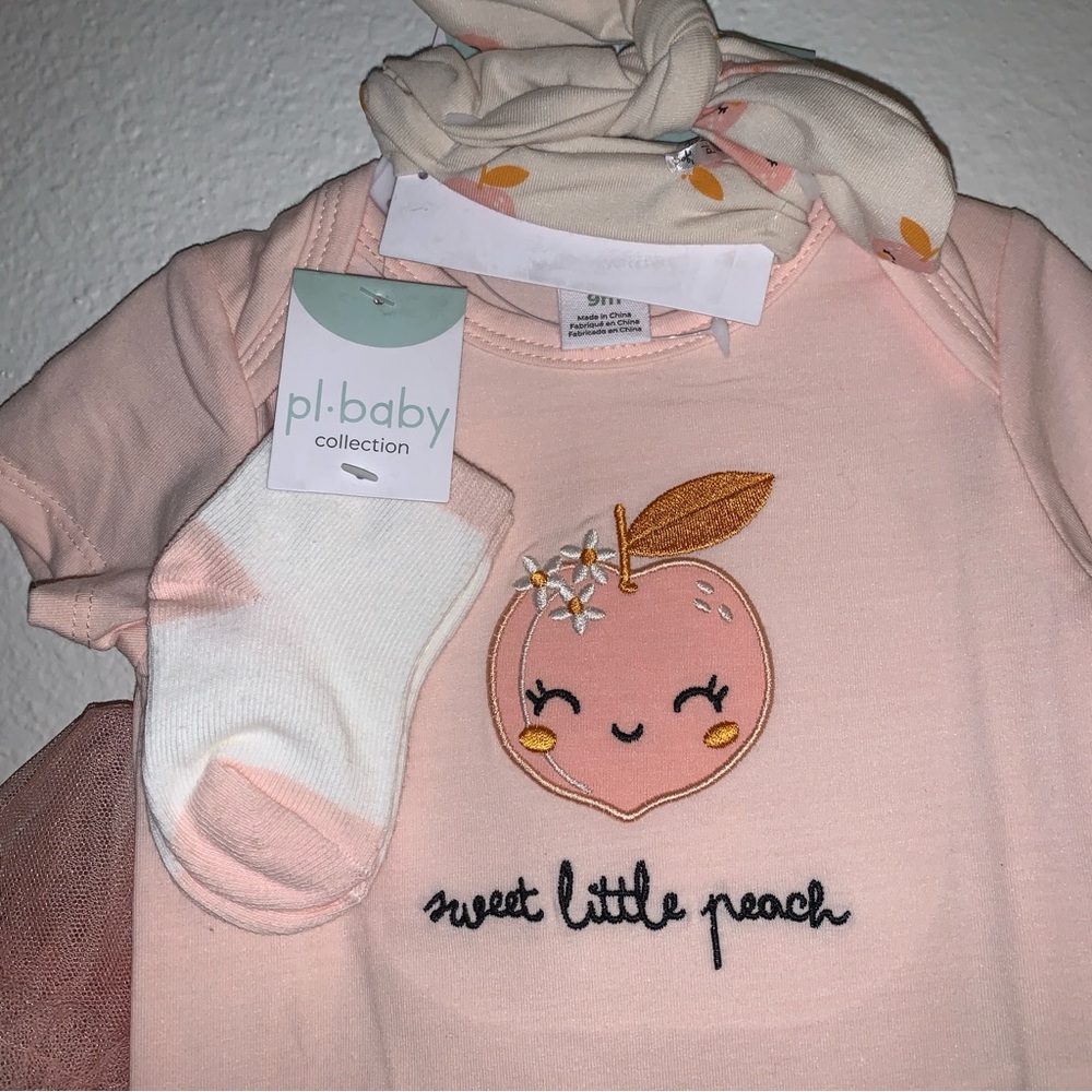 PL Baby Peachy Pink Matching Set